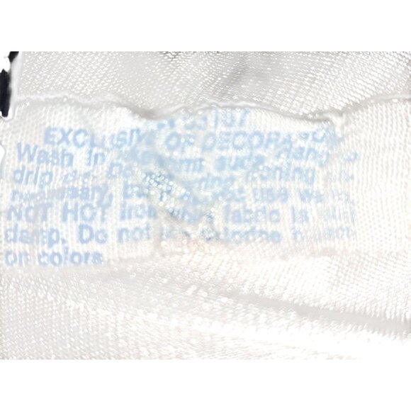 Vtg Beige Half Slip Skirt Womens M Lace Trim (Flaw) - Picture 3 of 5